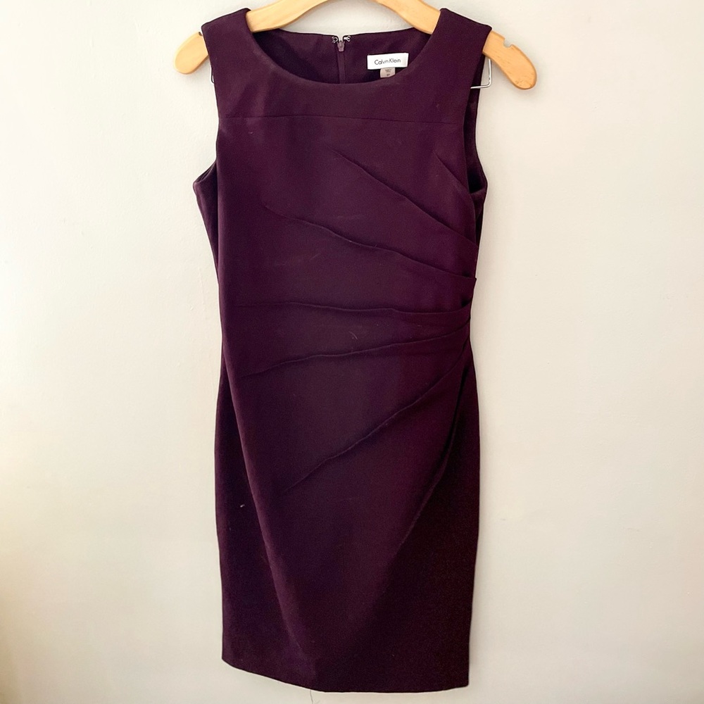Calvin Klein Plum knit dress